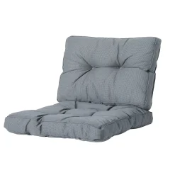 Madison Tuinkussens>Rib grey F293 loungek 60x40 rug