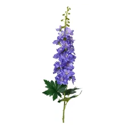 Decoris Kunstplanten En Kunstbloemen>Ridderspoor op steel 93 cm paars
