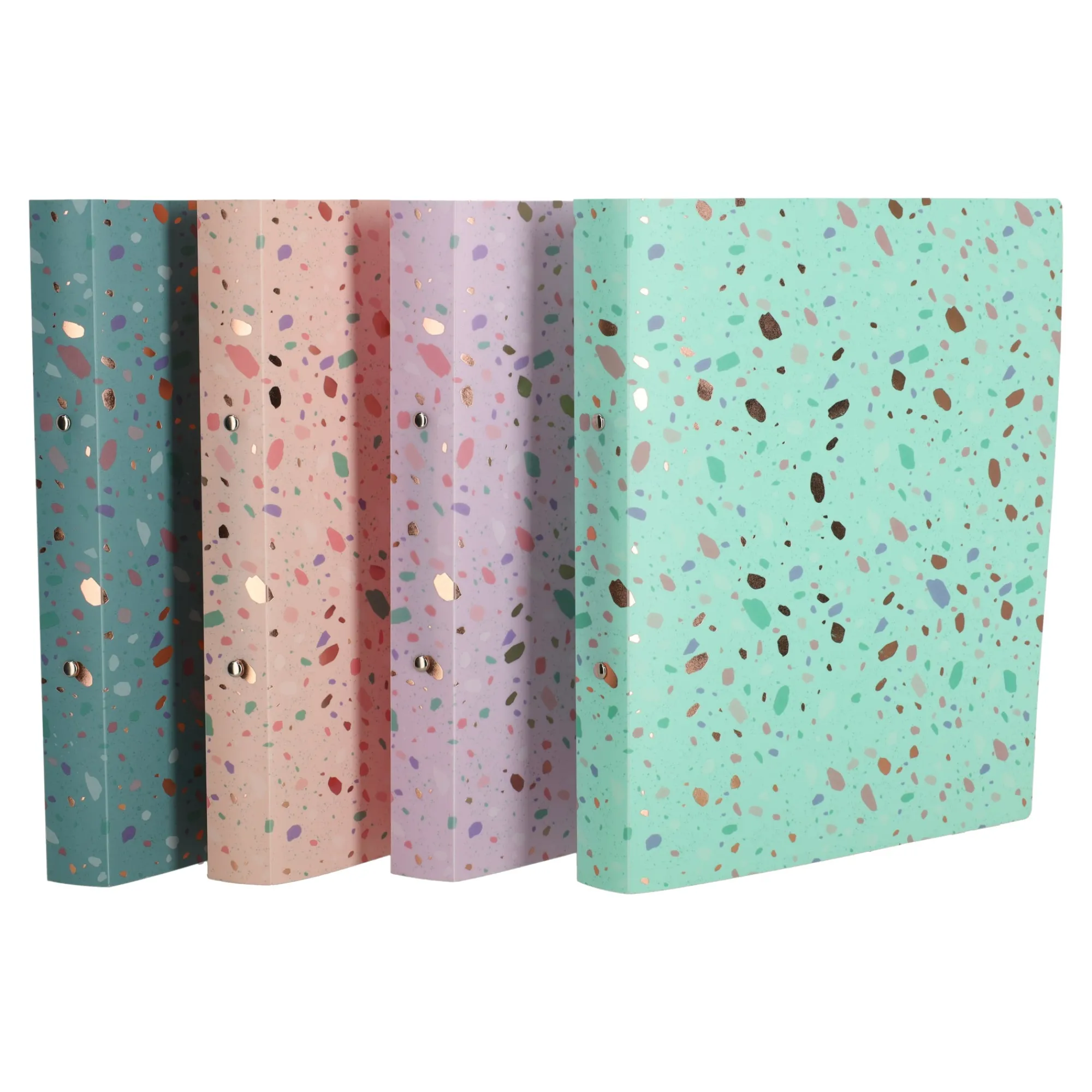 Danneels Trading Opbergen>Ringmap pp 30mm ringen A4 Terrazzo