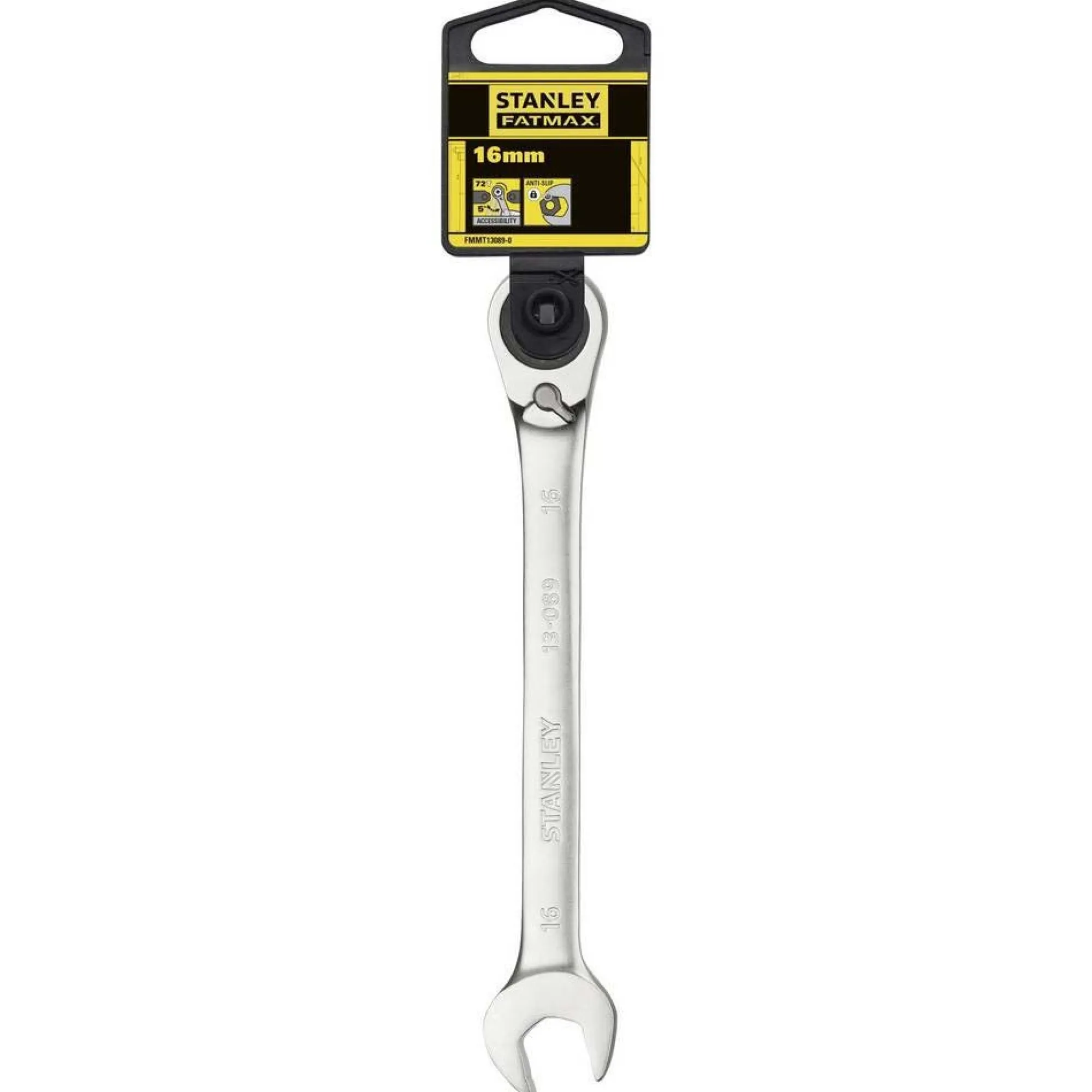 Stanley Handgereedschap>Ringsteek+ratel sleutel 16mm Fatmax
