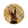 O'malley Pasen>Schaal hout konijn 25 cm