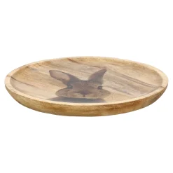 O'malley Pasen>Schaal hout konijn 25 cm