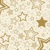 Duni Kerstdecoratie>Servet 40 x 40 cm Holiday Star Cream