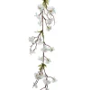 Everlands Kunstplanten En Kunstbloemen>Slinger bloesem wit 187 cm