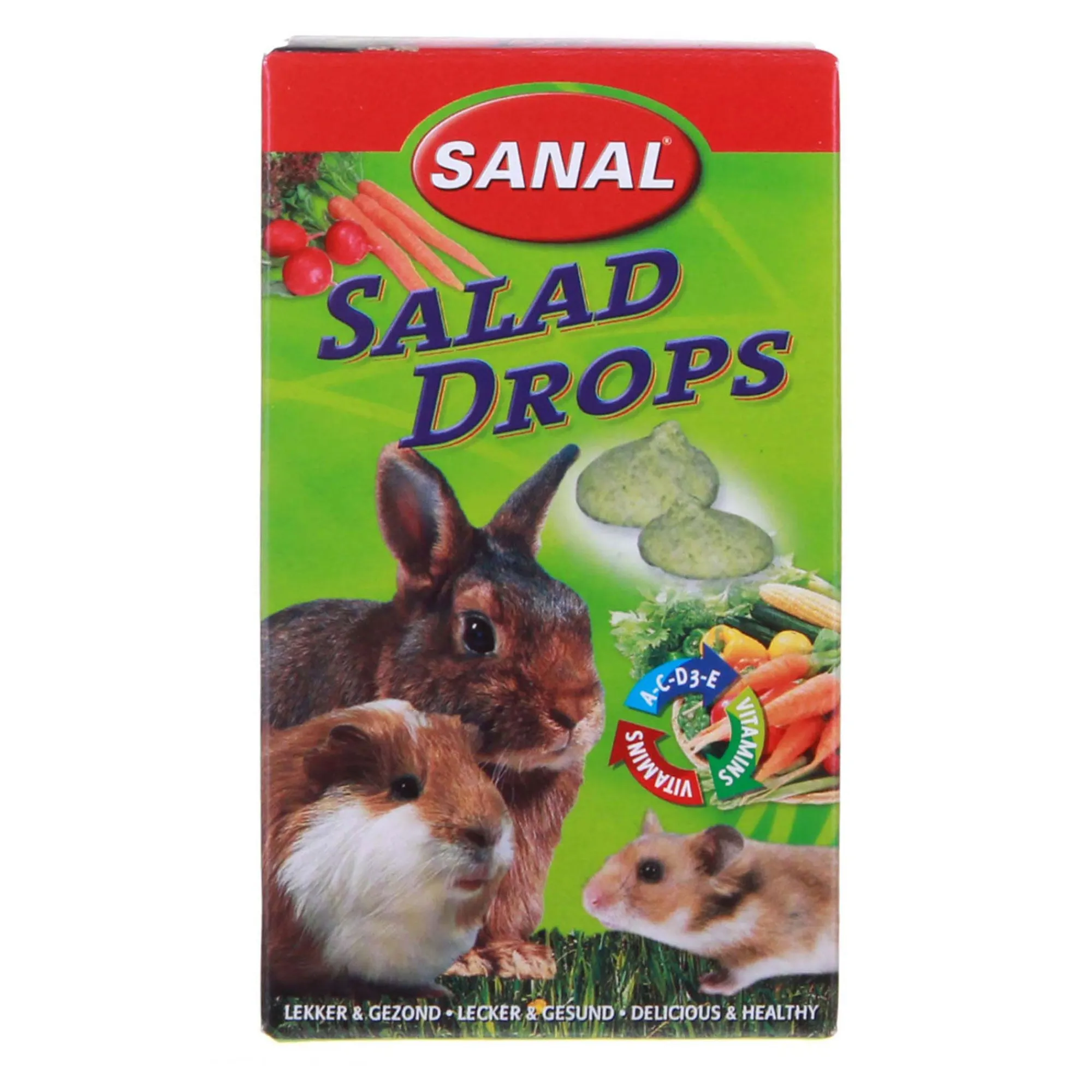 Sanal Knaagdieren Snacks>Snack knaagdier drop salad 45g