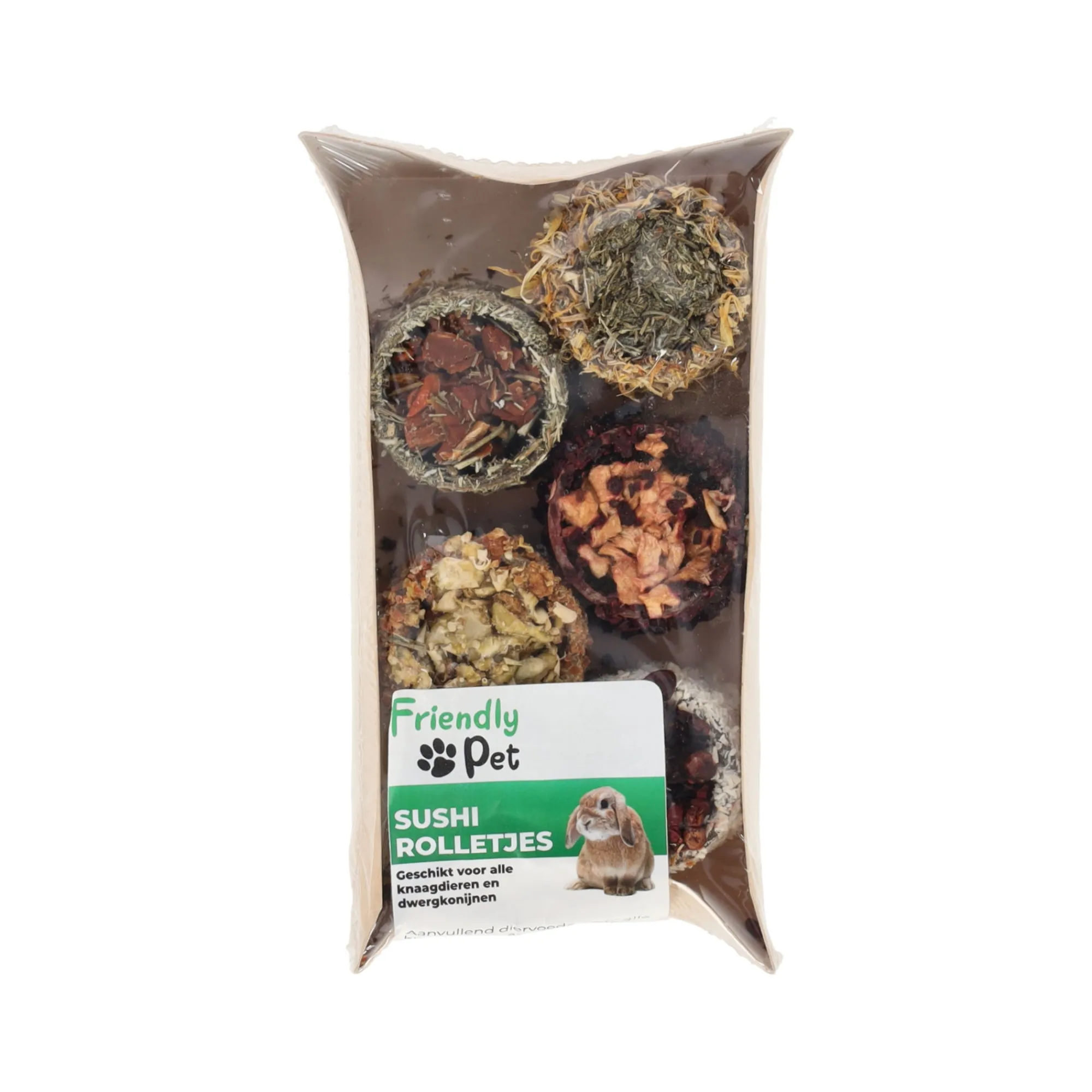 Friendly Pet Knaagdieren Snacks>Snack knaagdier sushi rolletjes 5st FP