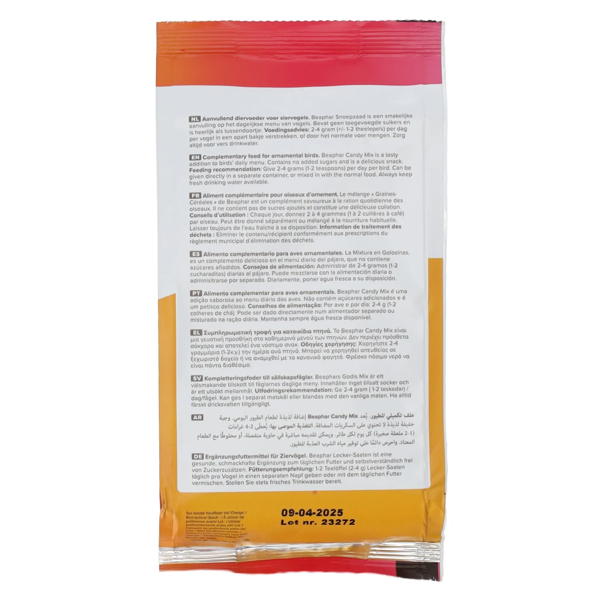 Beaphar Vogelsnacks>Snoepzaad 150gr