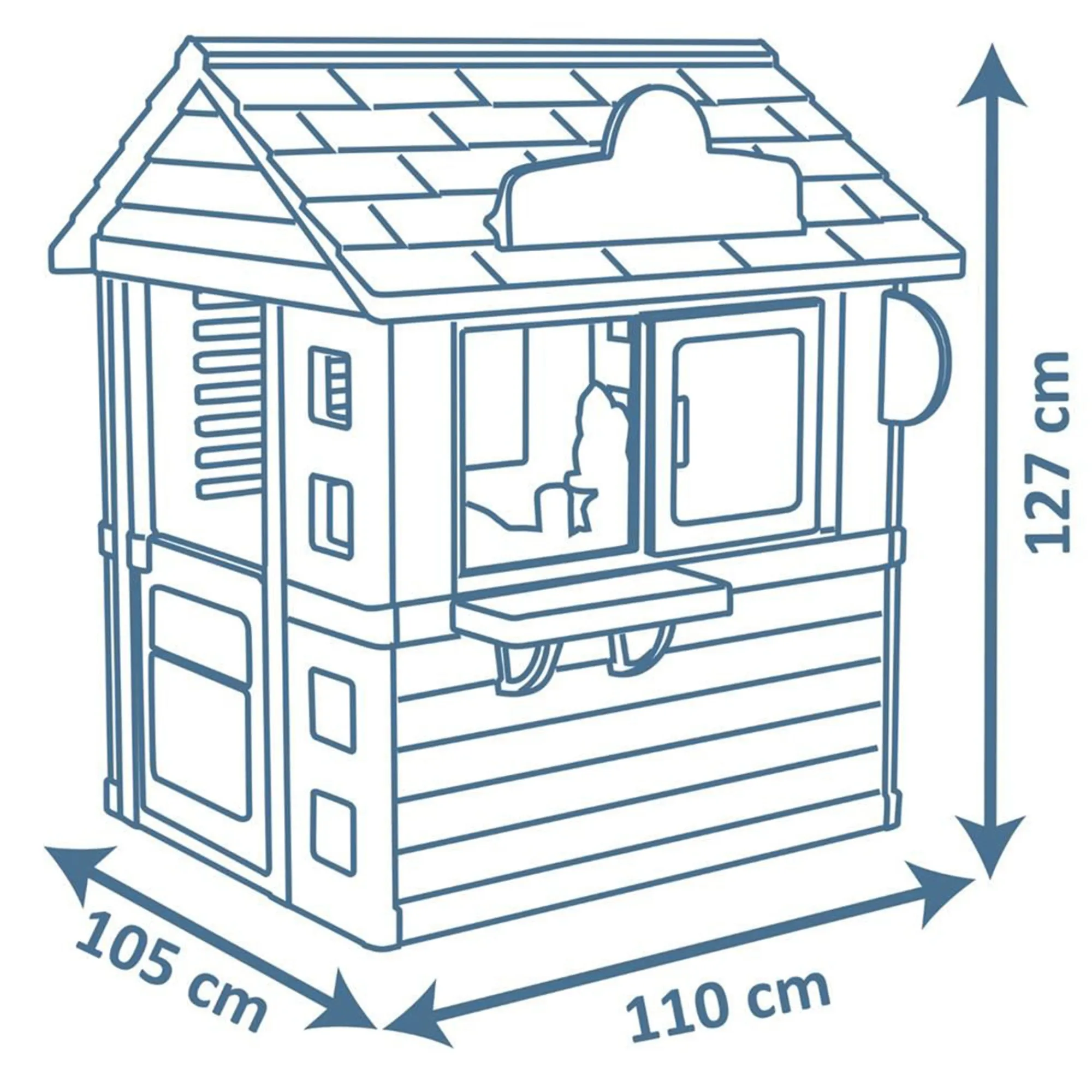 Smoby Sport En Spel>Speelhuis Sweet Corner