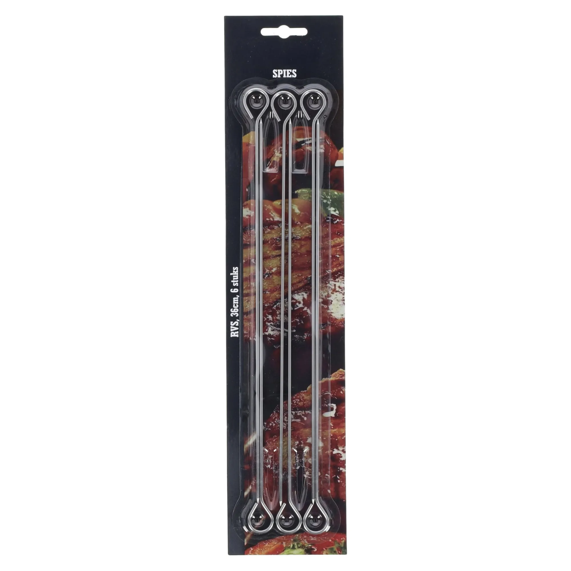 Barbecueaccessoires>Spies RVS 6st 36cm