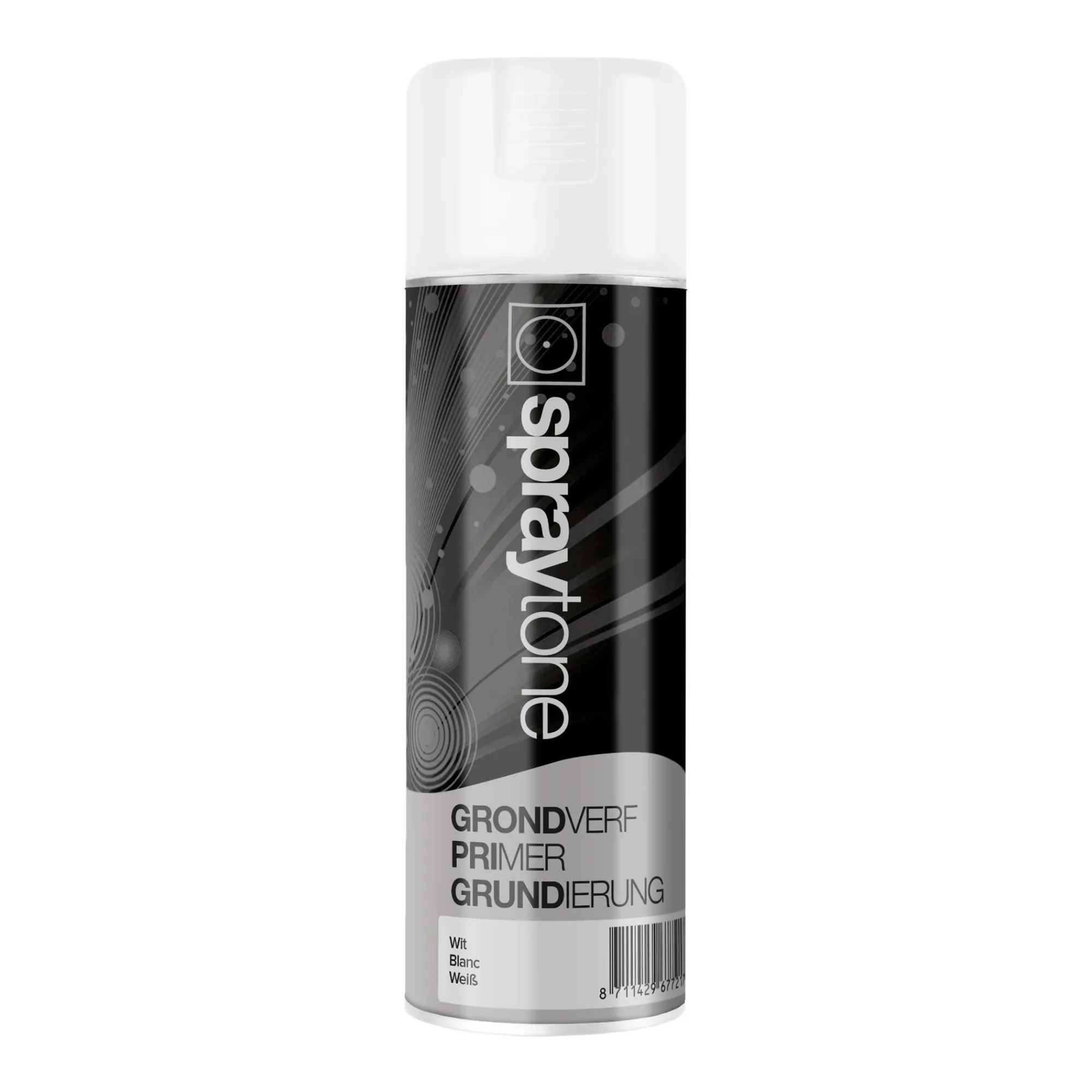 Sprayton Lakken>Spuitlak grondverf wit 400ml
