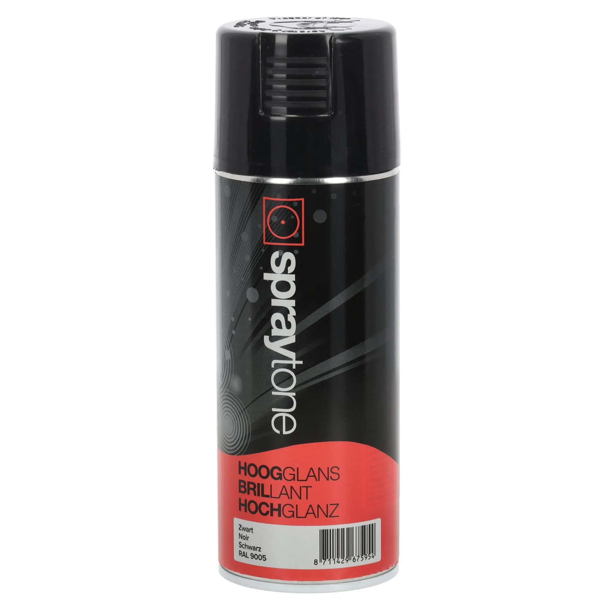 Sprayton Lakken>Spuitlak Hoogglans zwart 1428 400 ml