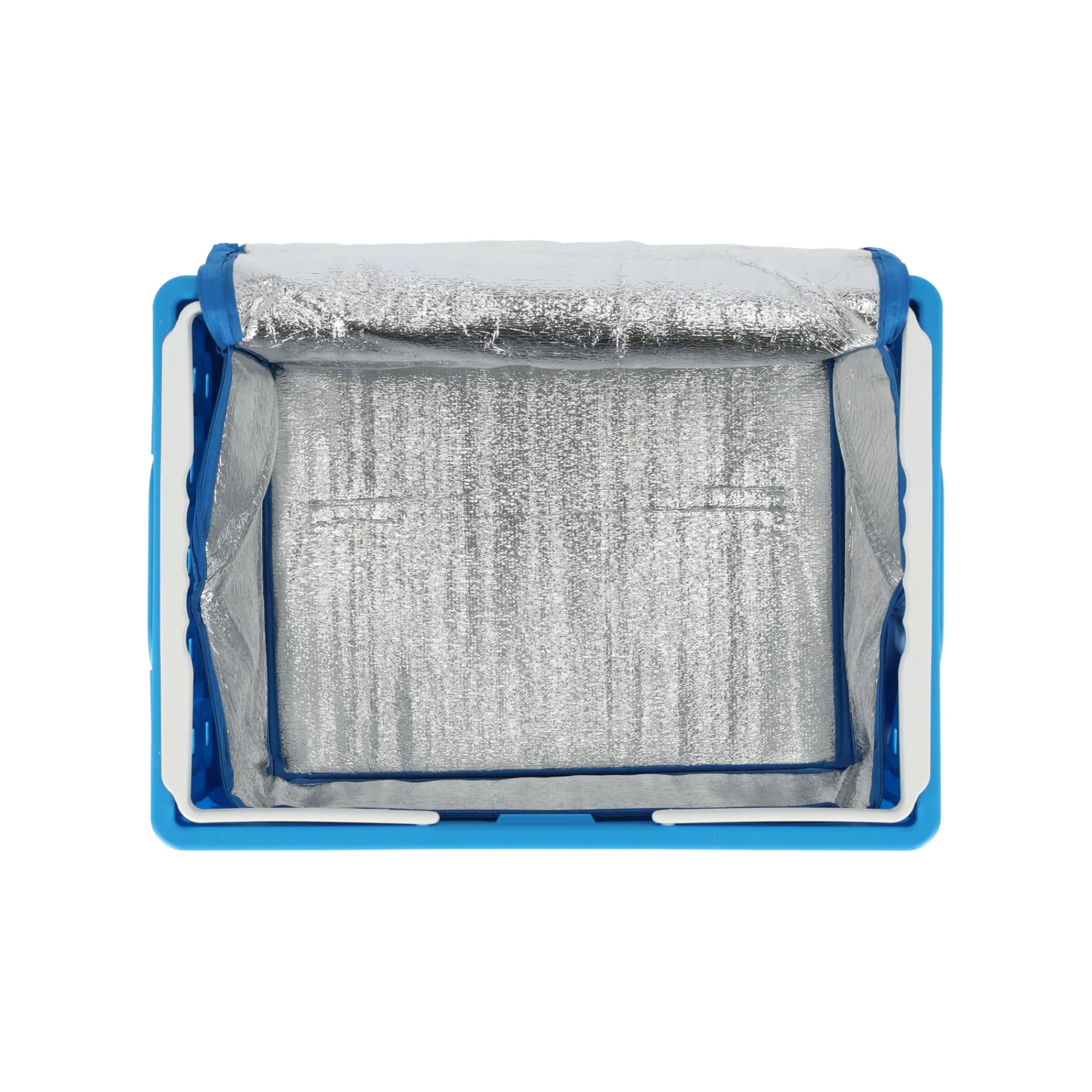 Sunware Opbergen|Koken & Tafelen>Square vouwkrat 32L blauw+koeltas