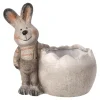 Van Cranenbroek Pasen|Vazen En Potten>Staand konijn met pot 17cm 2 assorti