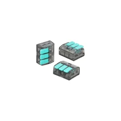 Diamant Installatiemateriaal>Steekklem hendel blauw 3x0.5x4mm 10st