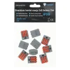 Diamant Installatiemateriaal>Steekklem hendel oranje 3x0.5x4mm 10st