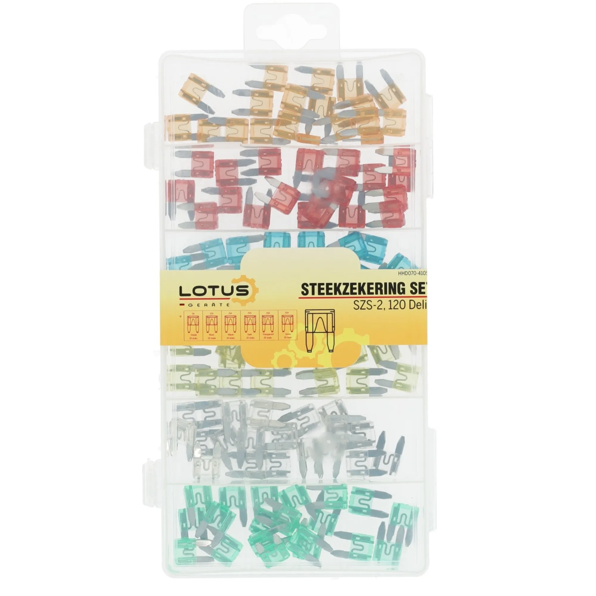 Lotus Autogereedschap|Autoaccessoires>Steekzekering set SZS-2 120-delig