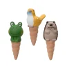Decoris Tuindecoratie>Steker keramiek slak 15 cm 3 assorti