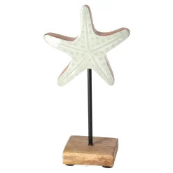 Natural Collections Woondecoratie>Ster op voet 20 cm