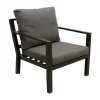Bois le Duc Tuinstoelen|Loungesets>Stoel Brozzi zwart +kussens
