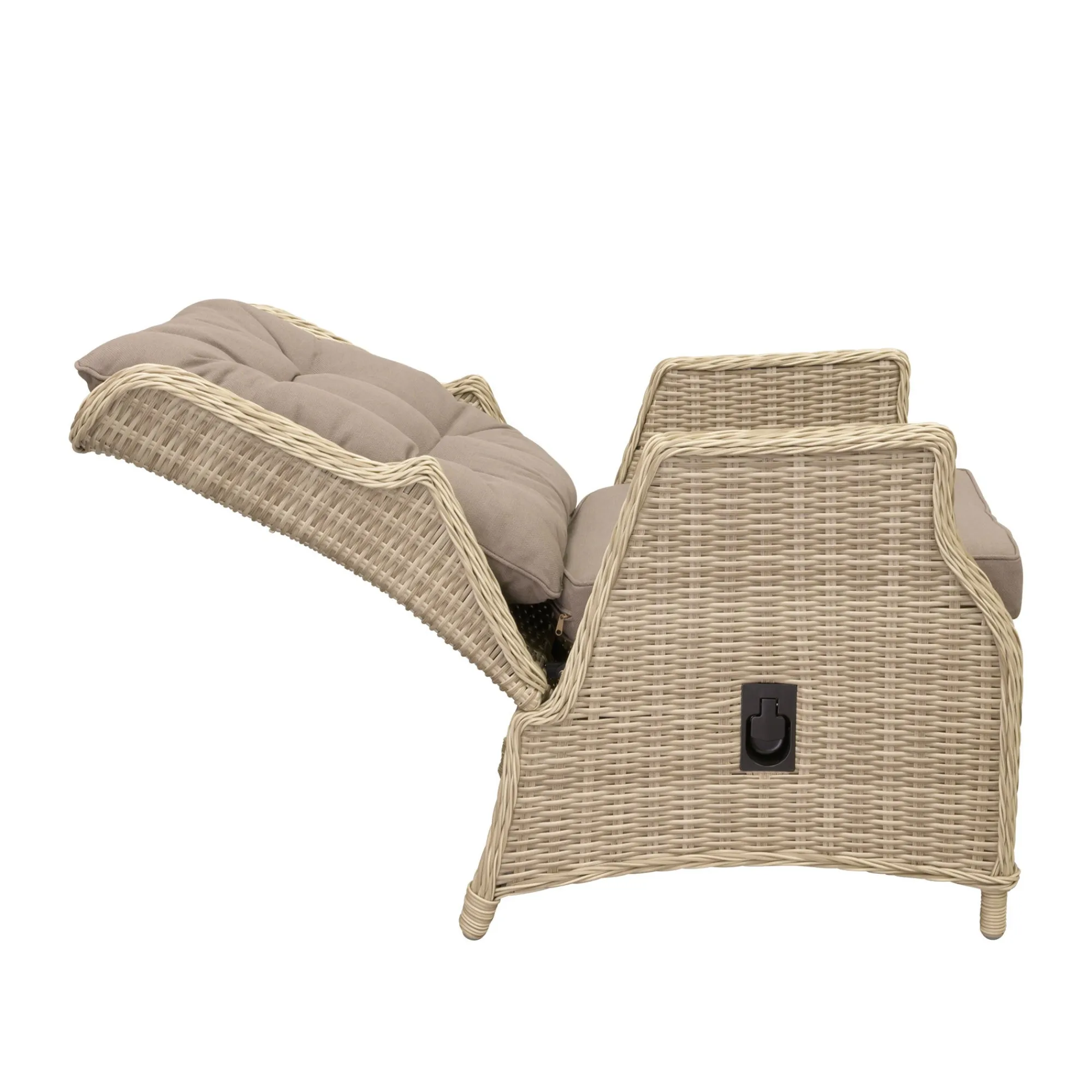 Bois le Duc Tuinstoelen>Stoel Cardito verstelbaar White Orchid