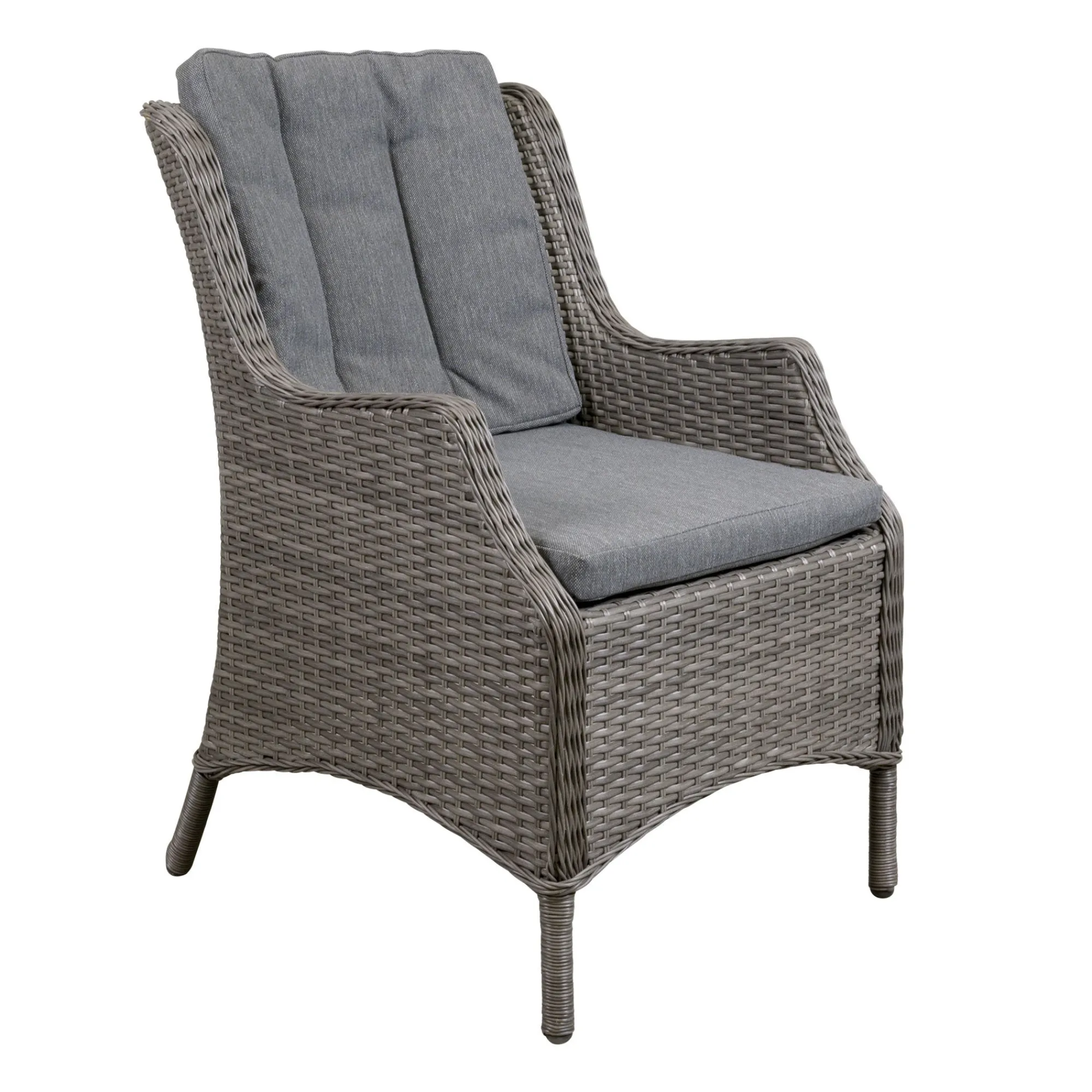 Bois le Duc Tuinstoelen>Stoel Creda Willow Grey