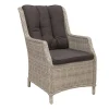 Bois le Duc Tuinstoelen>Stoel Manuli white grey met kussen