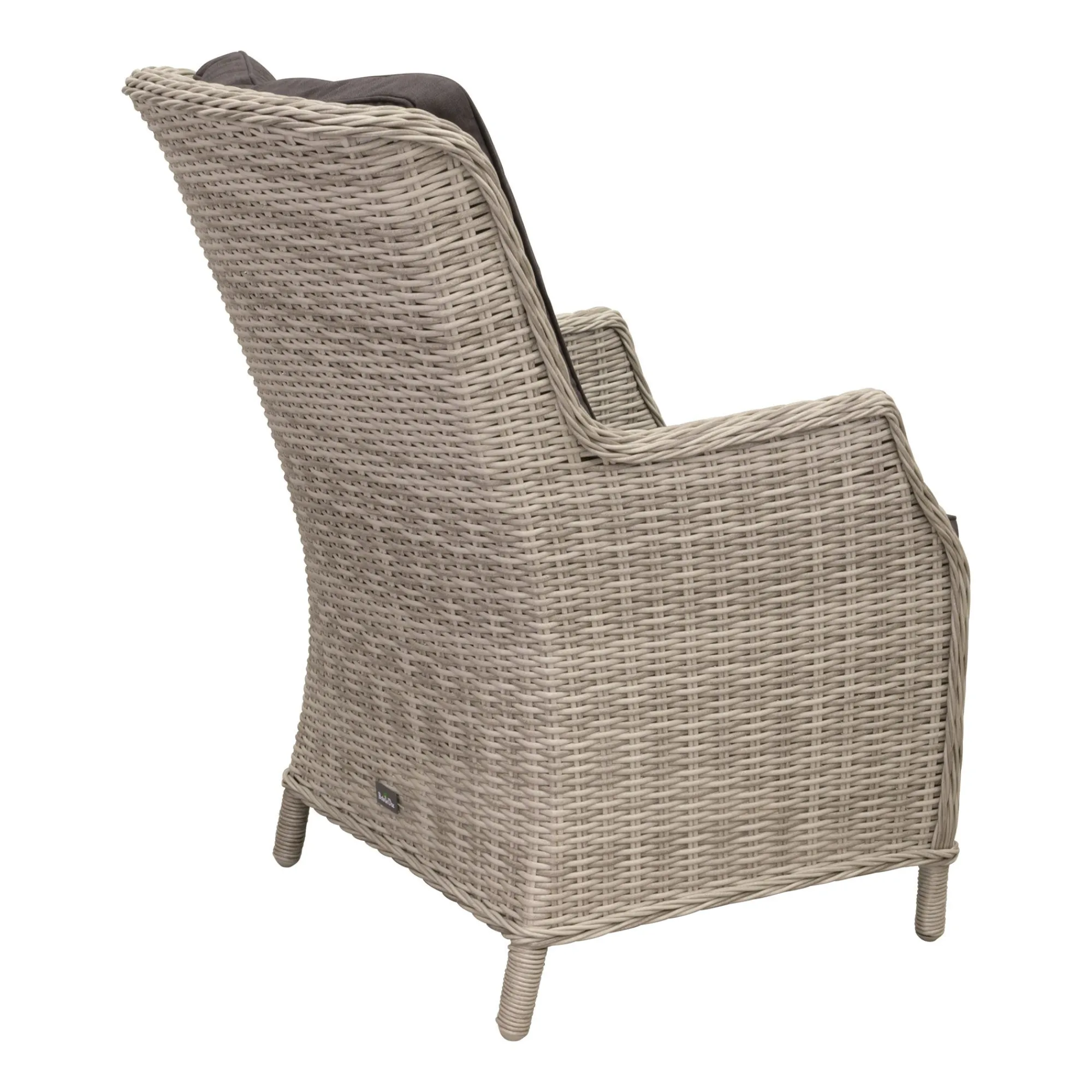 Bois le Duc Tuinstoelen>Stoel Manuli white grey met kussen