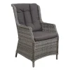 Bois le Duc Tuinstoelen>Stoel Manuli willow grey met kussen