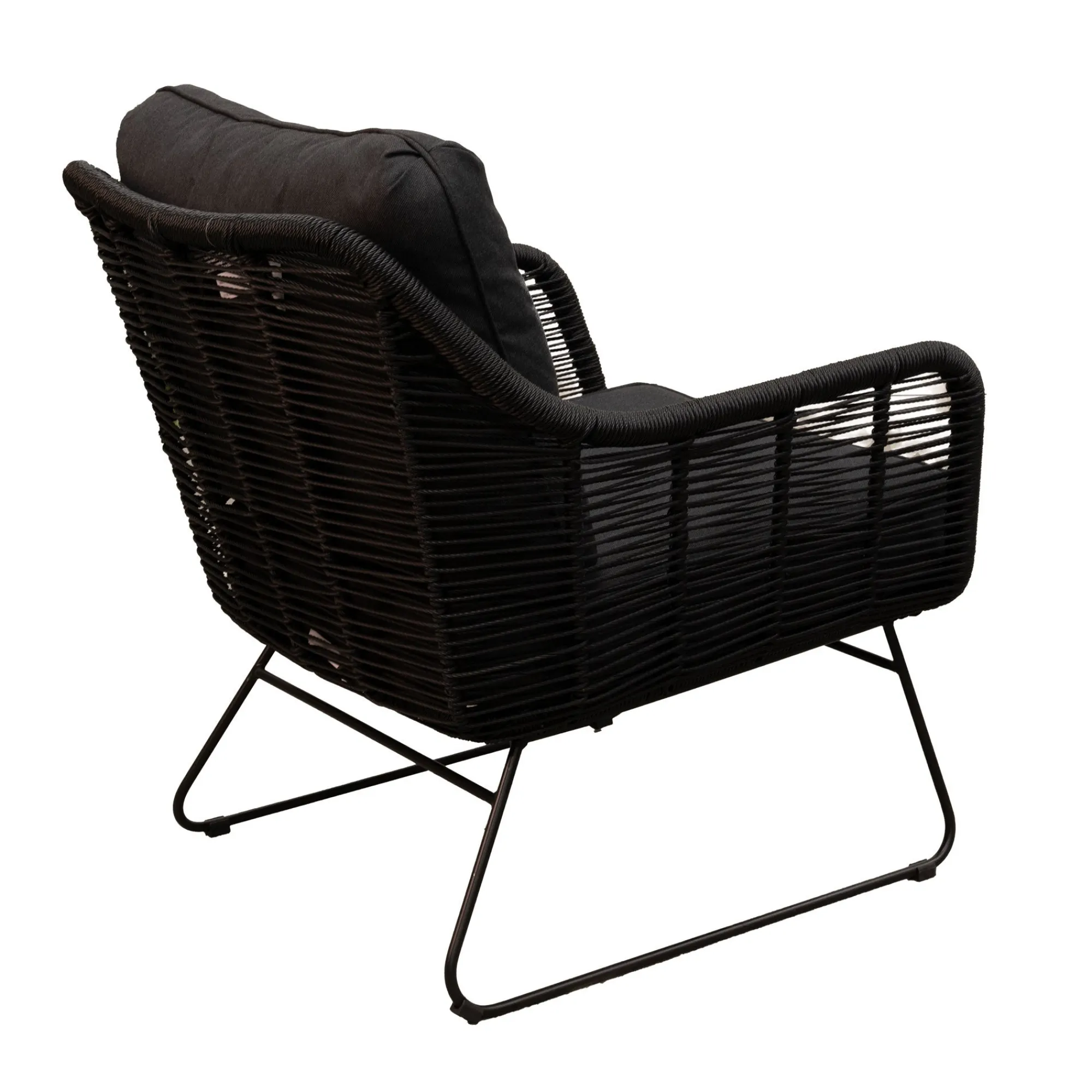 Bois le Duc Tuinstoelen>Stoel Mezzavia zwart met kussens