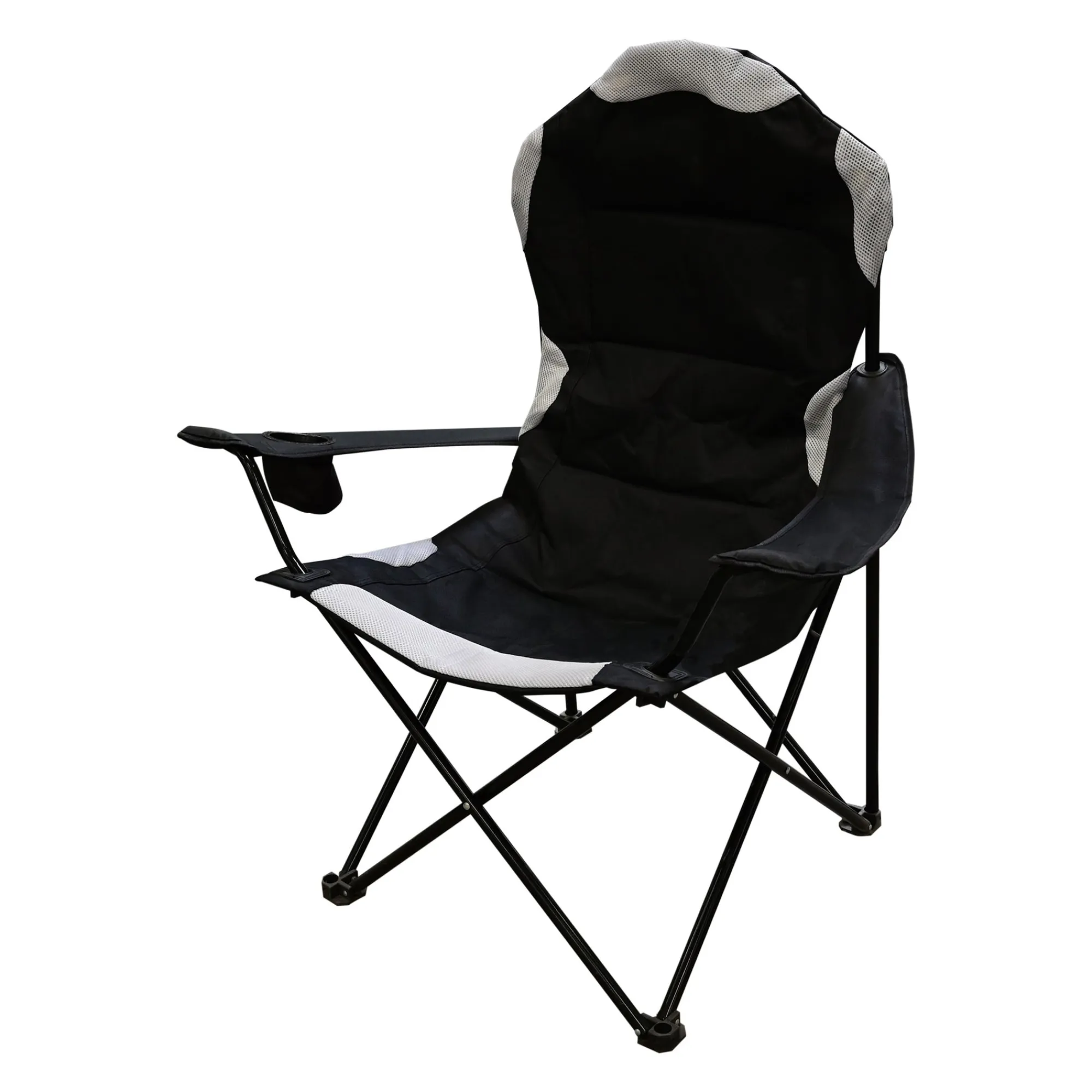 Campingstoel>Stoel opvouwb Cortes zwart