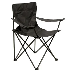 Campingstoel>Stoel opvouwb Ferro zwart
