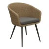 Bois le Duc Tuinstoelen>Stoel Pasturo natural met kussen