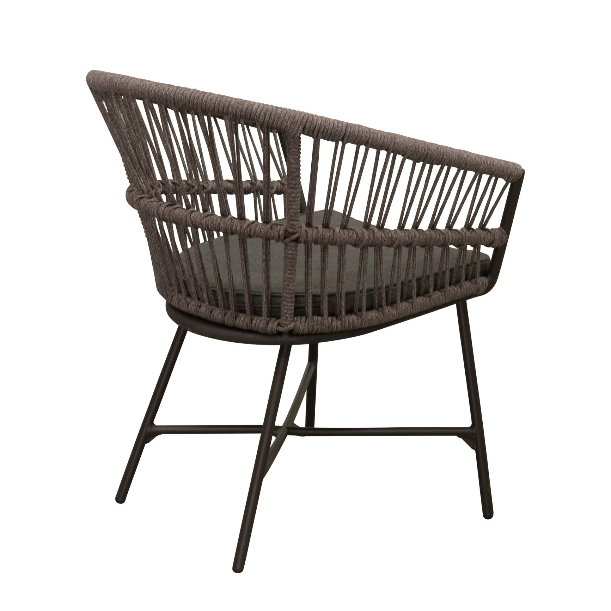 Bois le Duc Tuinstoelen>Stoel Pirella antraciet met kussen
