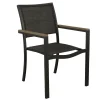 Bois le Duc Tuinstoelen>Stoel stapel Aleso antraciet