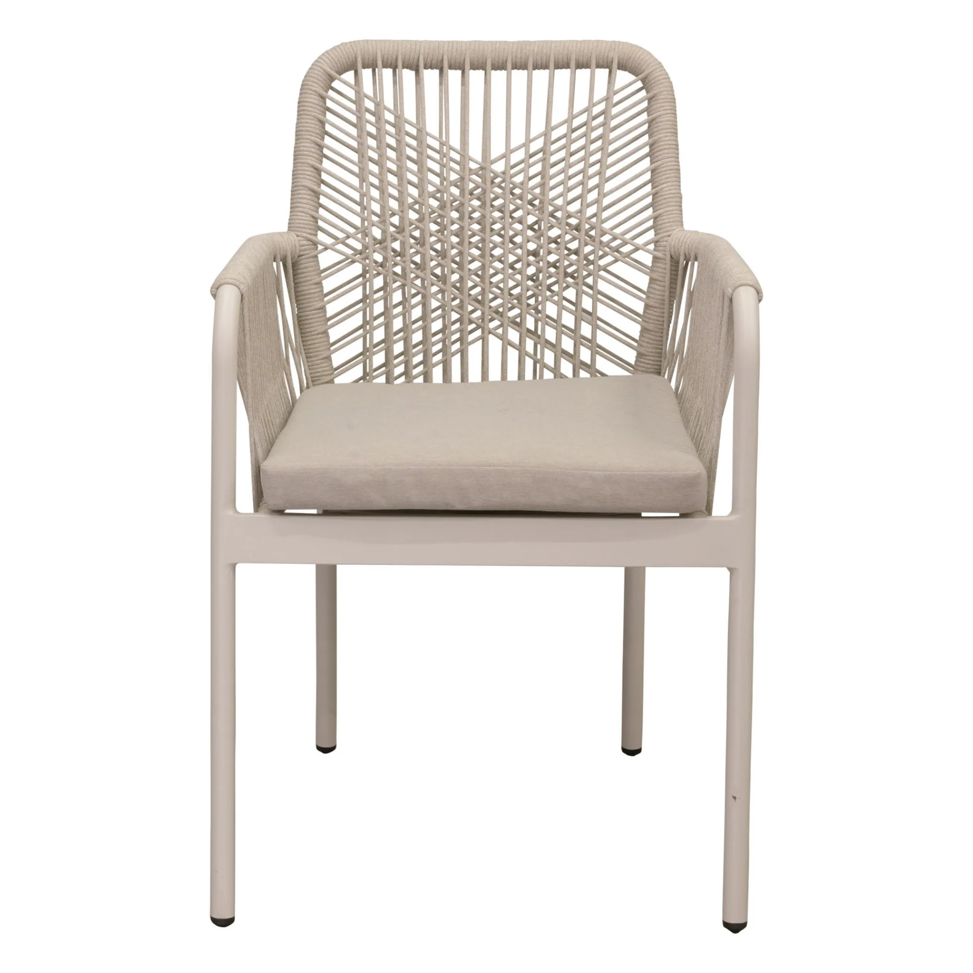 Bois le Duc Tuinstoelen>Stoel stapel Marone crème met kussen