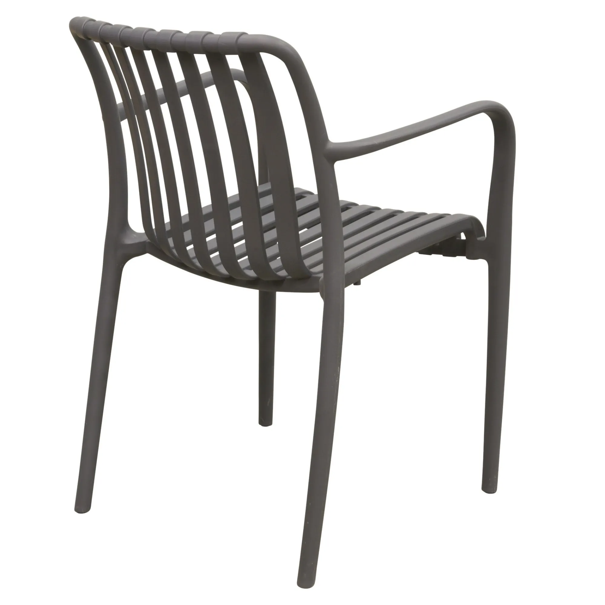 Bois le Duc Tuinstoelen>Stoel stapel Piolo antraciet