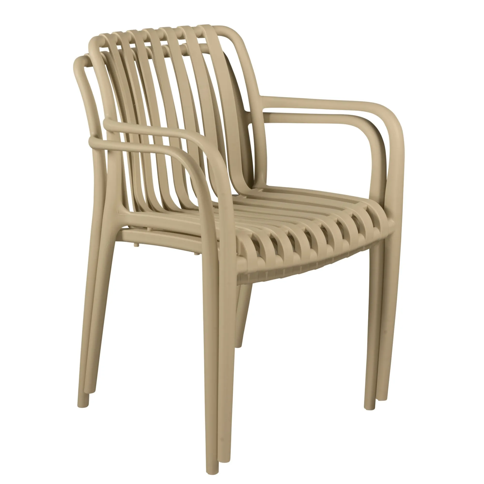 Bois le Duc Tuinstoelen>Stoel stapel Piolo creme