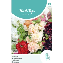 Horti Tops Moestuin>Stokroos Chater dubbelbloemig mix