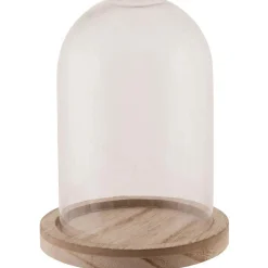 Natural Collections Woondecoratie|Kunstplanten En Kunstbloemen>Stolp glas met voet 12 x 13 cm