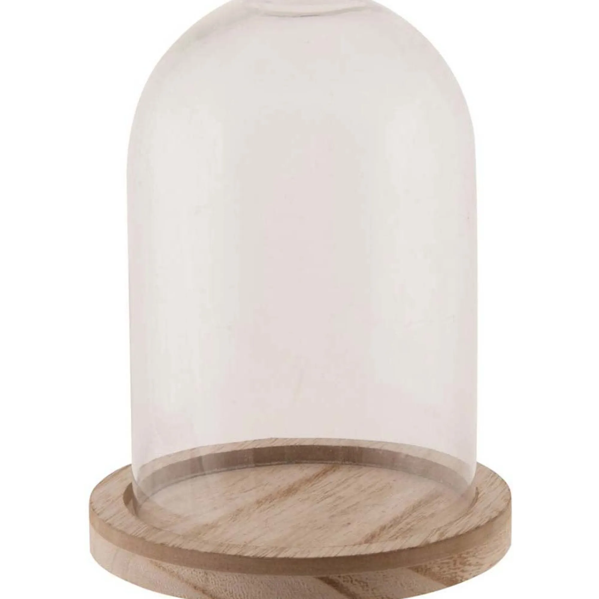 Natural Collections Woondecoratie|Kunstplanten En Kunstbloemen>Stolp glas met voet 12 x 13 cm