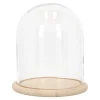 Woondecoratie>Stolp glas nature 23 x 27 cm