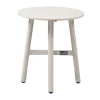Bois le Duc Tuintafels>Tafel bijzet Borno 40cm creme