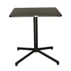 Bois le Duc Tuintafels>Tafel Calvera 70x70cm zwart