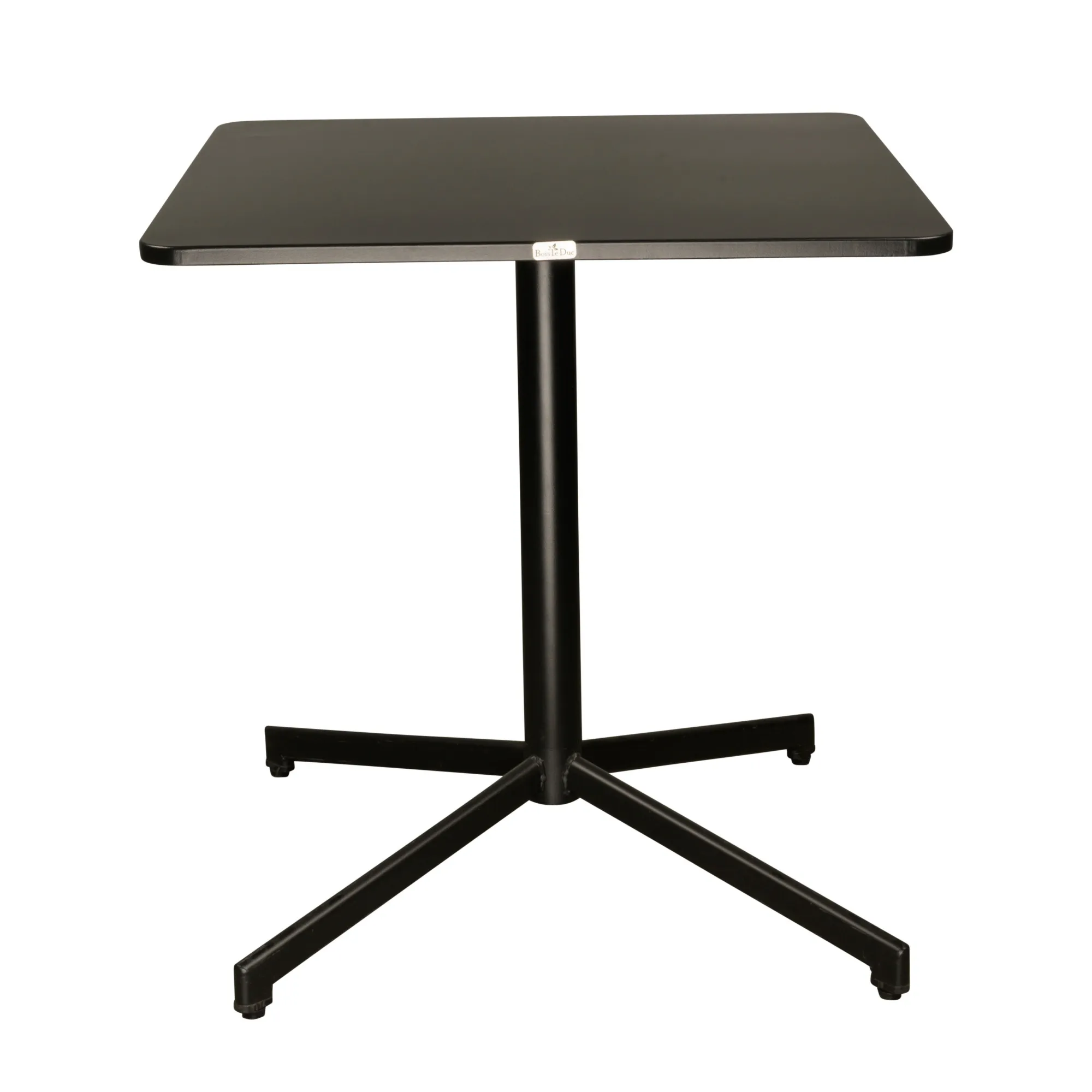 Bois le Duc Tuintafels>Tafel Calvera 70x70cm zwart