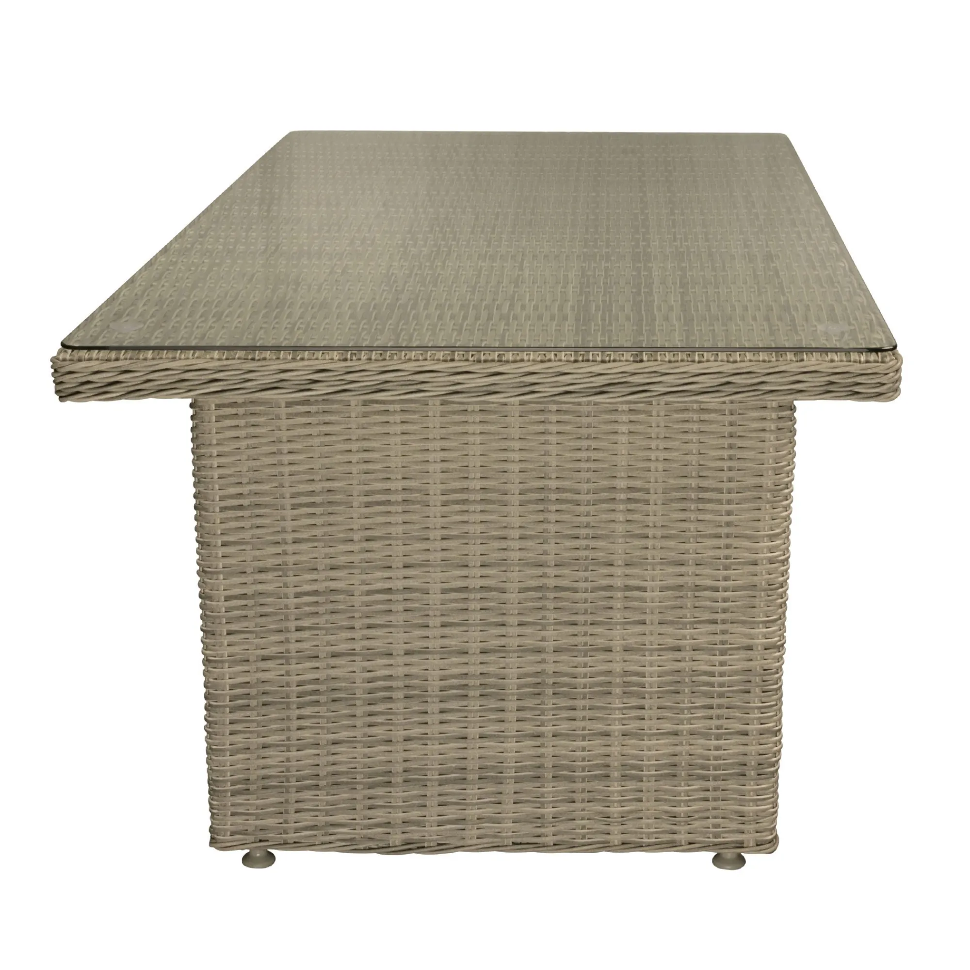 Bois le Duc Tuintafels>Tafel Caspoli 150x80cm white grey