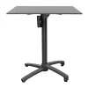Bois le Duc Tuintafels>Tafel Firenze 70x70cm antraciet