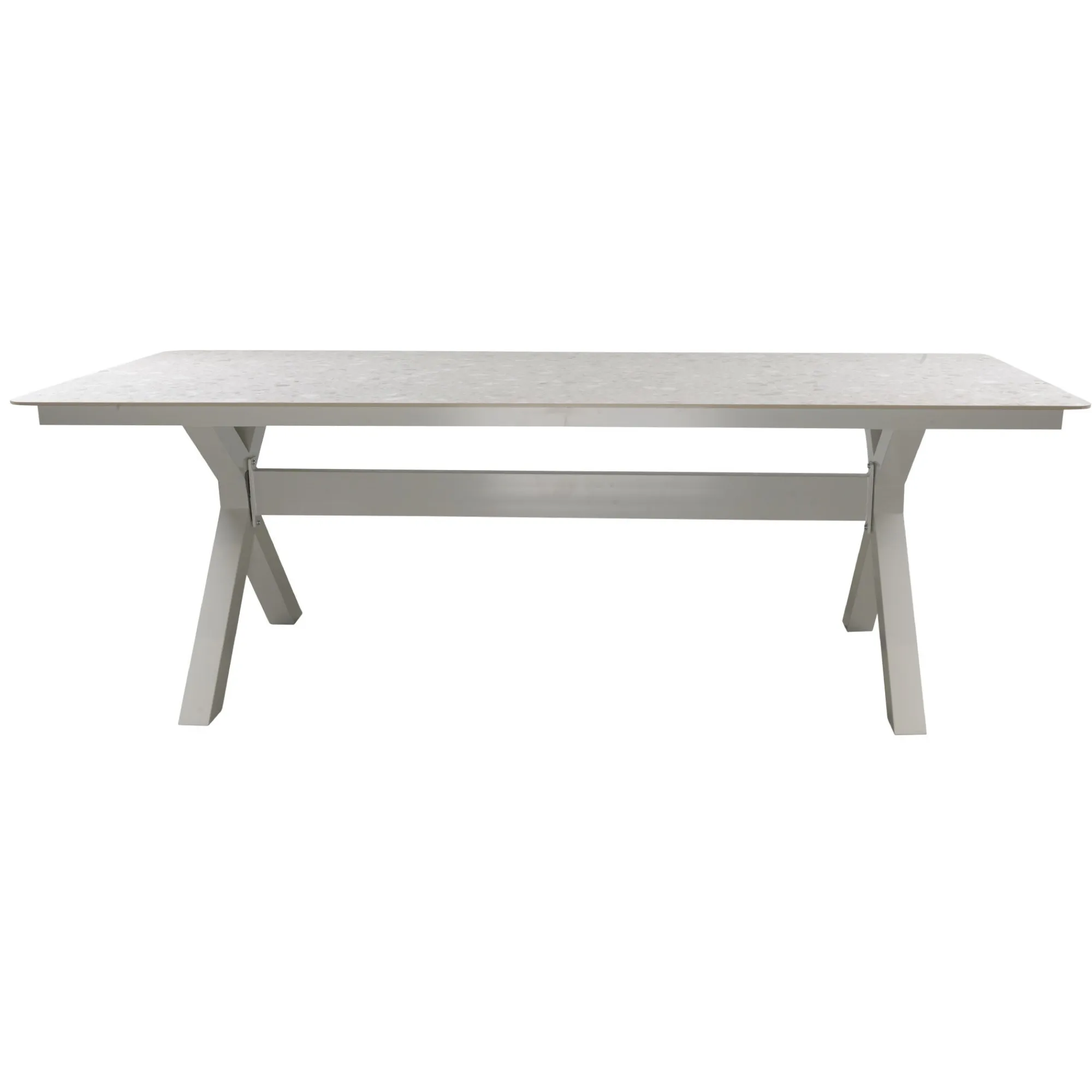 Bois le Duc Tuintafels>Tafel Mancino 220x90cm creme