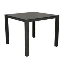 Bois le Duc Tuintafels>Tafel Maseria 90x90 cm Antraciet