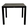 Bois le Duc Tuintafels>Tafel Maseria 90x90cm zwart