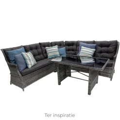 Bois le Duc Tuintafels|Loungesets>Tafel Sicura 130x80 cm Willow Grey